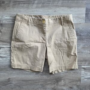 Talbots Girlfriend Chino Tan Shorts Size 2